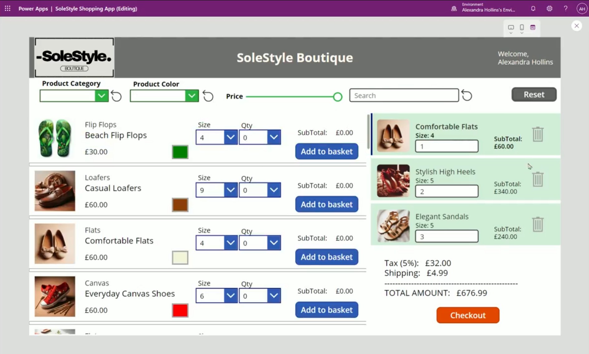 Power Platform project showcase with Canvas App, Model-Driven App, Power Virtual Agent, Power Automate, and Power BI